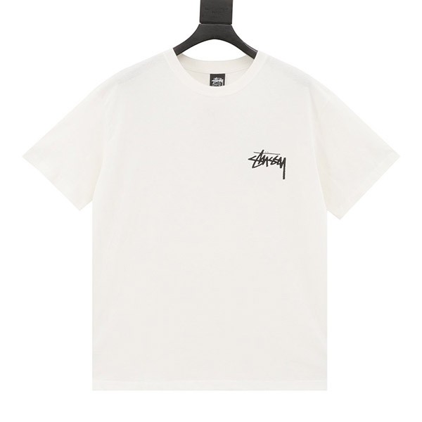 ステューシー プラッシュ Tシャツ 偽物 ホワイト 1904927
